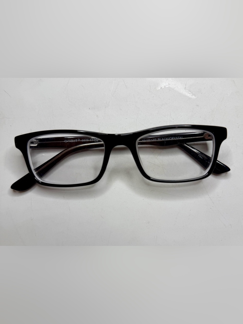 Orbit Eyeglasses Frames 5575 49/18/140 Black rectangle Glasses Frames